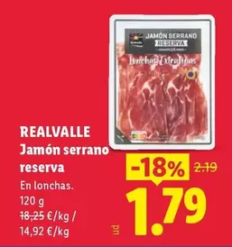 Realvalle - Jamon Serrano Reserva