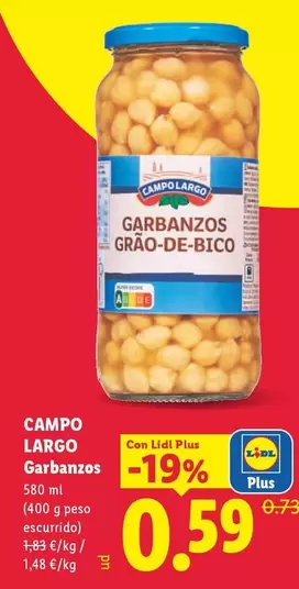 Campo Largo - Garbanzos