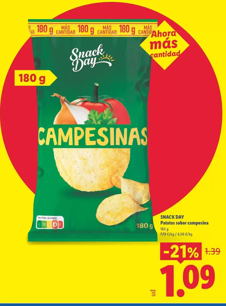 Snack Day - Patatas Sabor Campesina