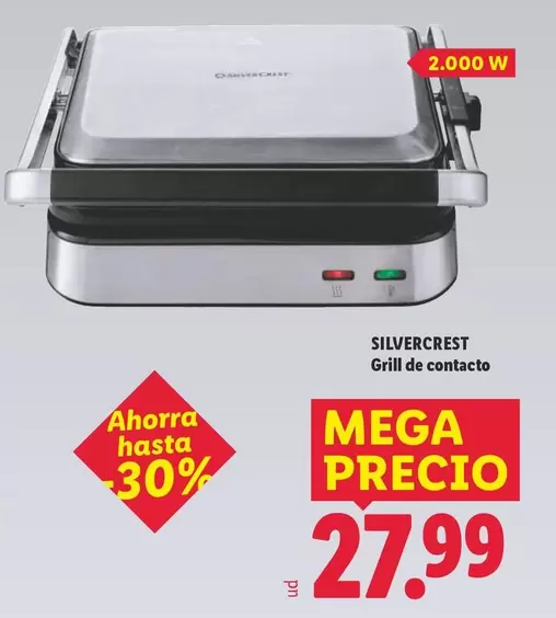SilverCrest - Grill De Contacto
