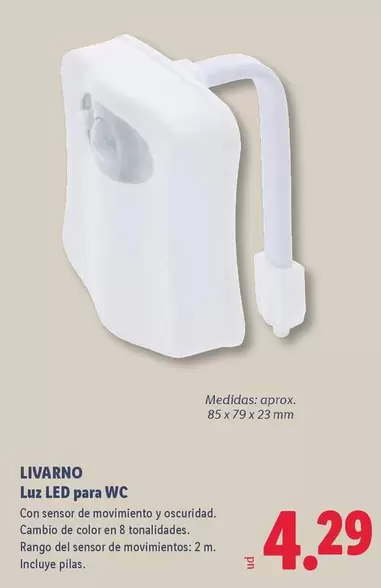 Livarno - Luz Led Para Wc