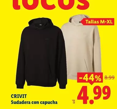 Crivit - Sudadera Con Capucha