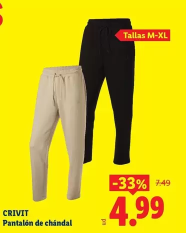 Crivit - Pantalón De Chándal