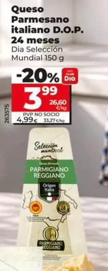 Dia Seleccion Mundial - Queso Parmesano Italiano D.o.p. 24 Meses