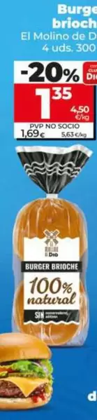 El Molino De Dia - Burger Brioche
