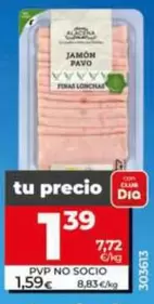 Dia Nuestra Alacena - Jamón De Pavo En Finas Lonchas 