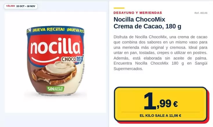 Nocilla - Chocomix Crema De Cacao