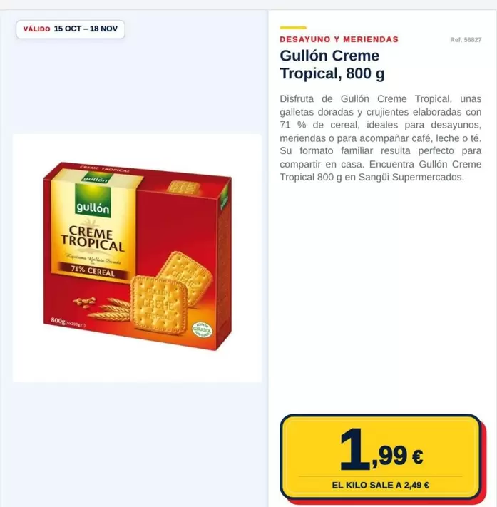Gullón - Creme Tropical