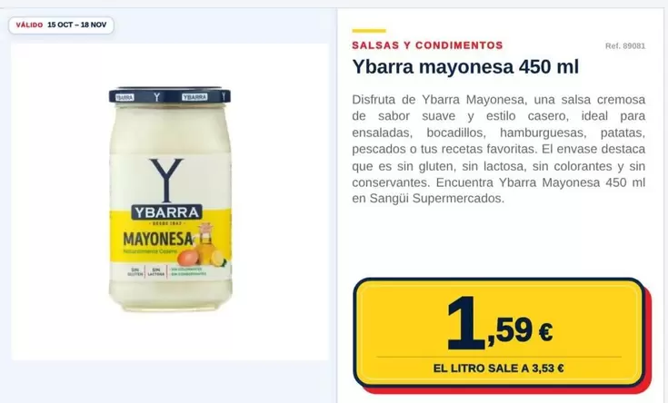 Ybarra - Mayonesa
