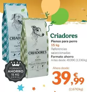 Criadores - Pienso Para Perro