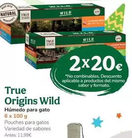 True Origins - Wild Humedo Para Gato
