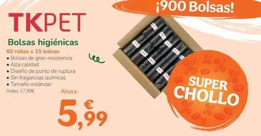 Tk-Pet - Bolsas Higienicas