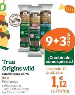 True Origins Wild - Snacks Para Perro