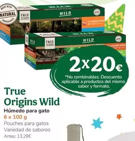 True Origins - Wild Humedo Para Gato
