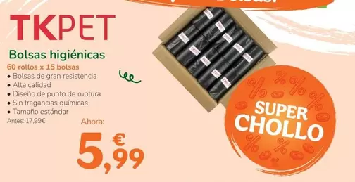 Tk-Pet - Bolsas Higiénicas