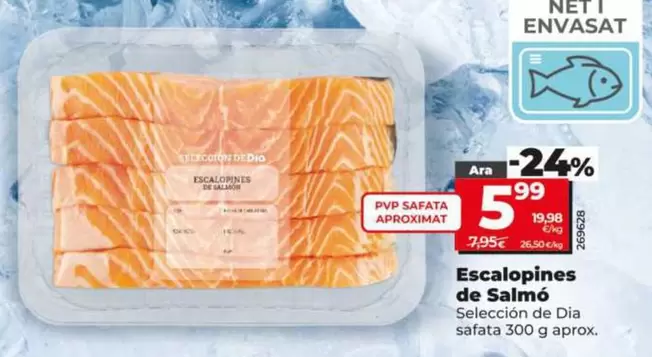 Seleccion De Dia - Escalopines De Salmón 