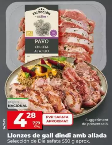 Seleccion De Dia - Chuletas De Pavo Al Ajillo
