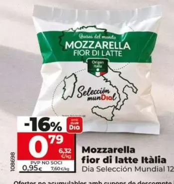 Dia Seleccion Mundial - Mozzarella Fior Di Latte Italia