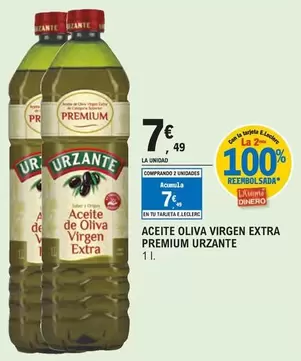 Urzante - Aceite Oliva Virgen Extra