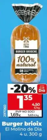 El Molino De Dia - Burger Brioche