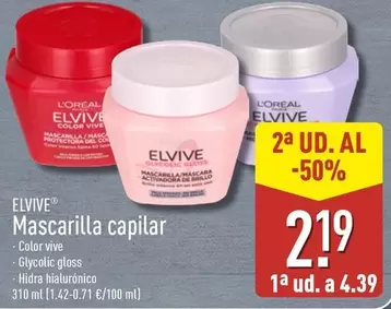 L'Oréal - Elvive Mascarilla Capilar