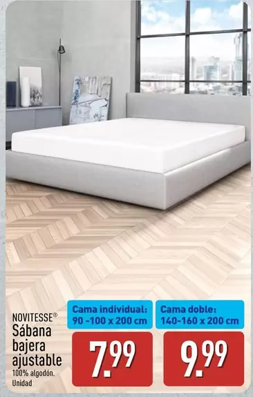 Novitesse - Sábana Bajera Ajustable