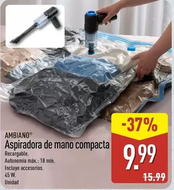 Ambiano - Aspiradora De Mano Compacta