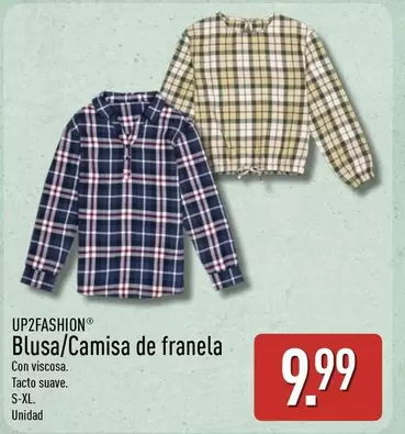 Up2fashion - Blusa/Camisa De Franela