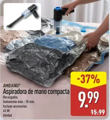 Ambiano - Aspiradora De Mano Compacta