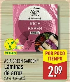 Asia Green Garden - Láminas De Arroz