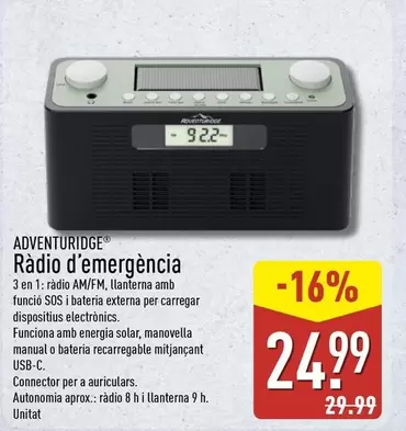 Adventuridge - Radio De Emergencia