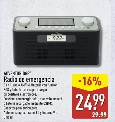 Adventuridge - Radio De Emergencia