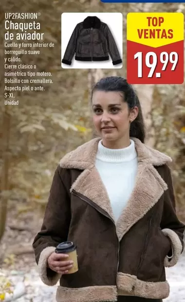 Up2fashion - Chaqueta De Aviador