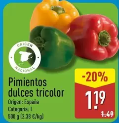 Pimientos Dulces Tricolor