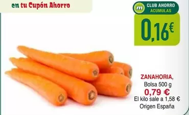origen - Zanahoria