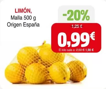origen - Limón
