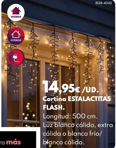 Cortina Estalactitas Flash