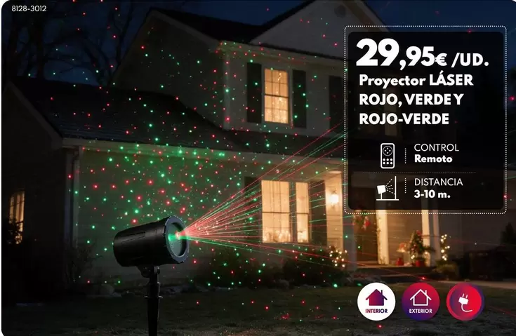 Proyector Laser Rojo, Verde Y Rojo-Verde