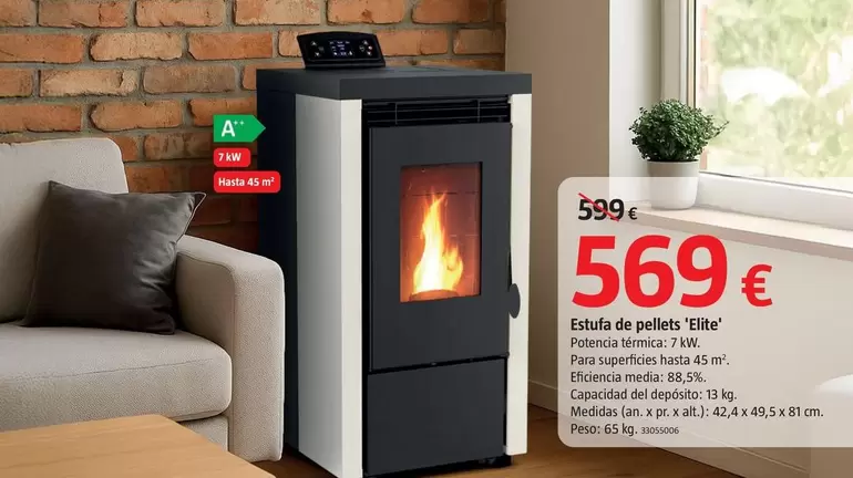 Estufa De Pellets Elite