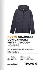 Nuevo Chaqueta Con Capucha