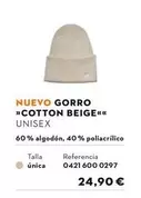 Nuevo Gorro Cotton Beige