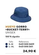 Nuevo Gorro bucket-Terry