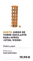 Stihl -Juego De Torre Oscilante Para Ninos Wood
