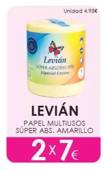 Levian - Papel Multiusos Super ABS. Amarillo