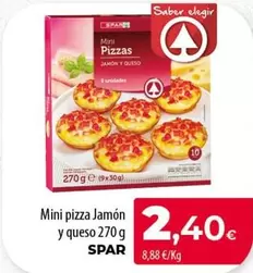 Spar - Mini Pizza Jamon Y Queso