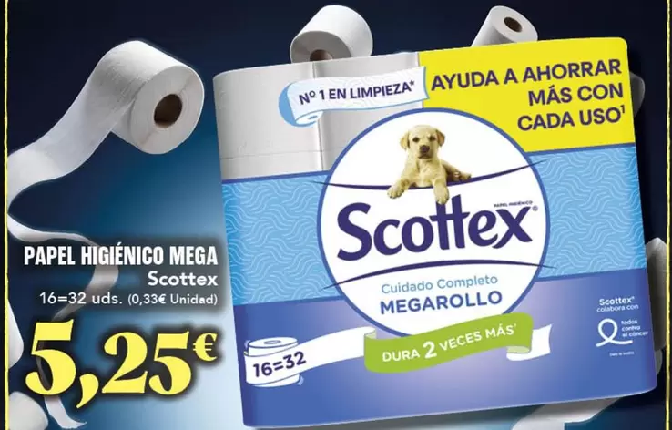 Scottex - Papel Higienico Mega