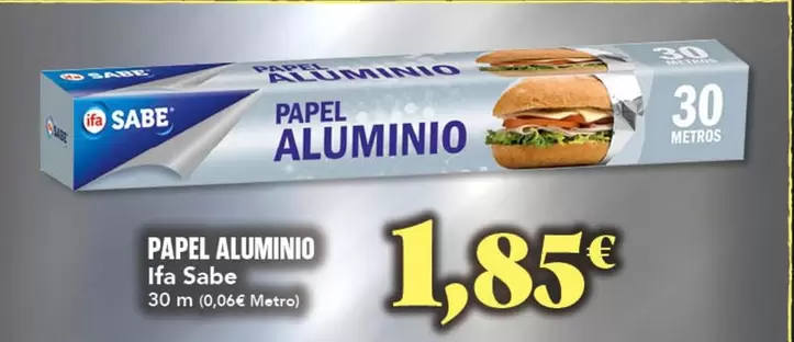 ifa sabe - Papel Aluminio