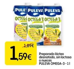 Puleva - Preparado Lacteo Desnatado, Sin Lactosa O Nueces