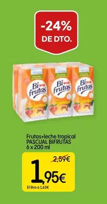 Pascual - Bifrutas Frutas-leche Tropical