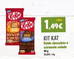 Kit Kat - Doble Chocolate O Caramelo Salado